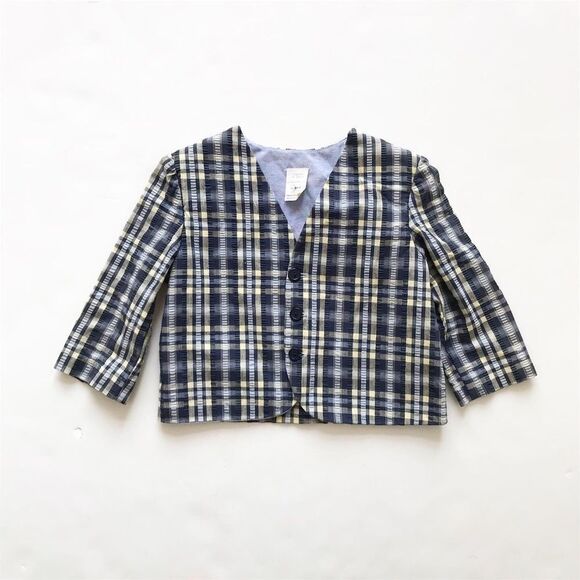 Vintage Seersucker light jacket/blazer 24 months - Picture 1 of 4